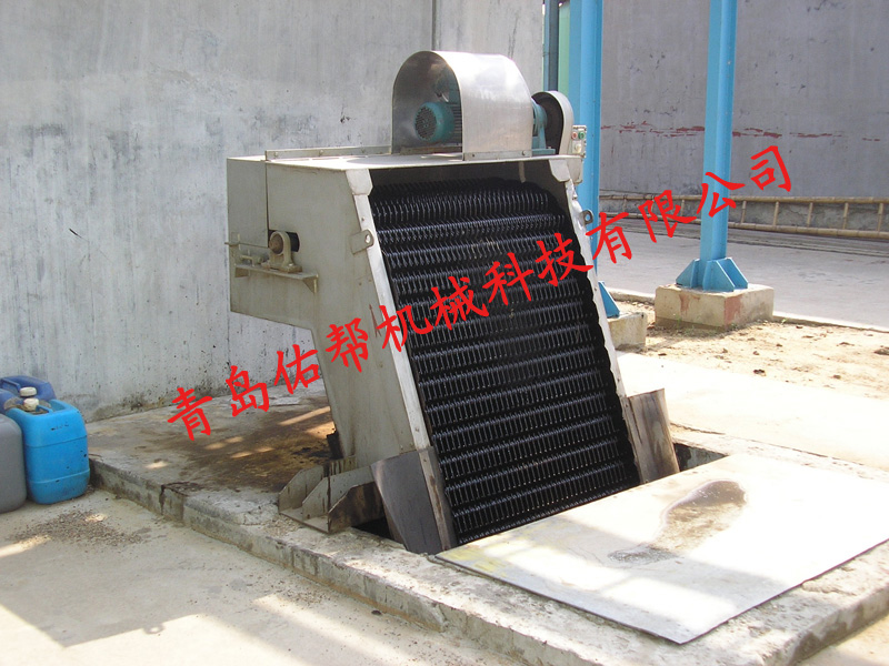 格栅机用于纺织废水处理